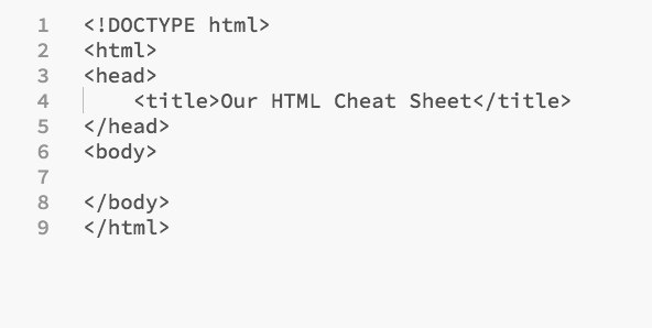 html title tag